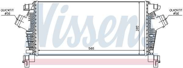 Интеркулер - 96556 NISSENS