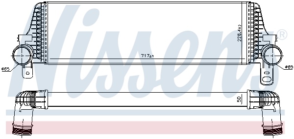 Intercooler - 96571 NISSENS