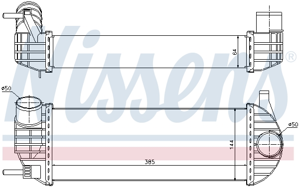 Intercooler - 96572 NISSENS