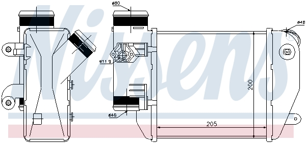 Intercooler - 96576 NISSENS