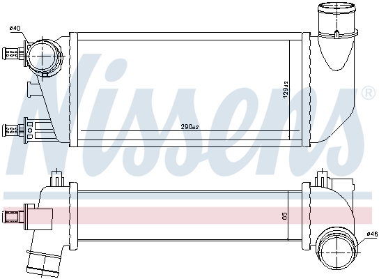 Intercooler - 96577 NISSENS