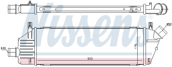 Intercooler - 96578 NISSENS