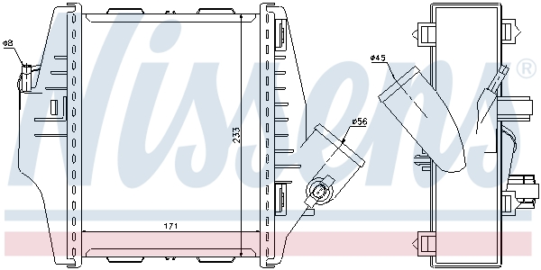 Intercooler - 96579 NISSENS