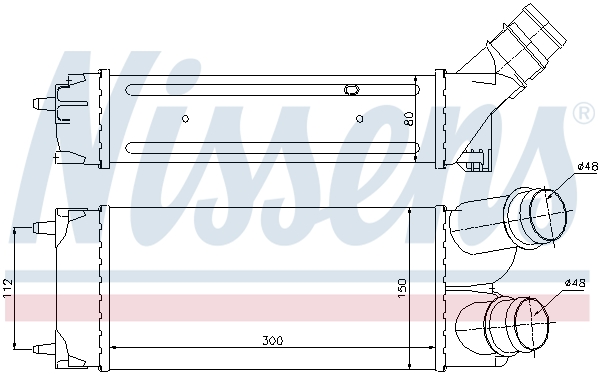 Intercooler - 96584 NISSENS