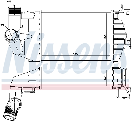 Intercooler - 96587 NISSENS