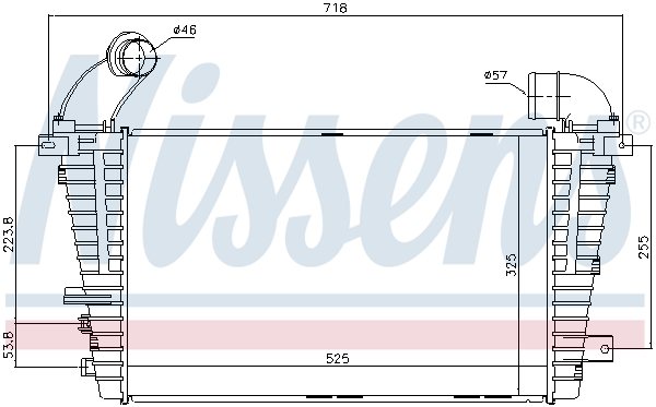 Intercooler - 96590 NISSENS