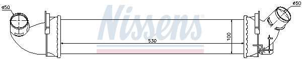 Intercooler - 96602 NISSENS