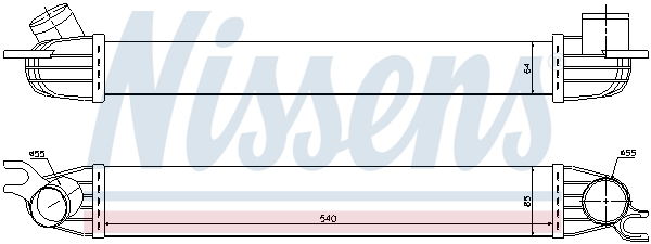 Intercooler - 96608 NISSENS