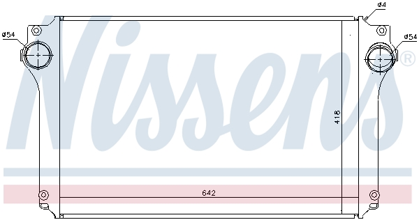 Intercooler - 96614 NISSENS
