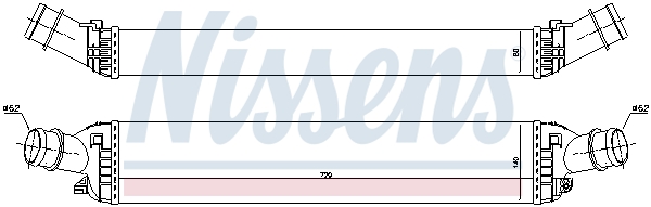 Intercooler - 96618 NISSENS