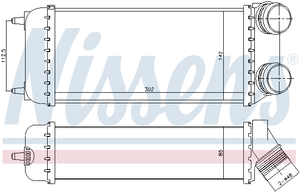 Intercooler - 96638 NISSENS