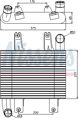 Intercooler - 96660 NISSENS
