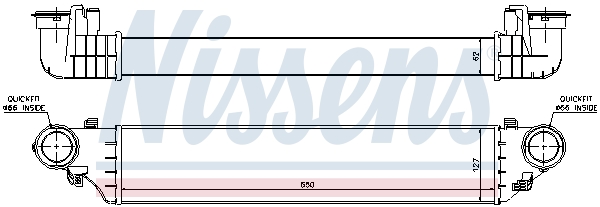 Intercooler - 96672 NISSENS