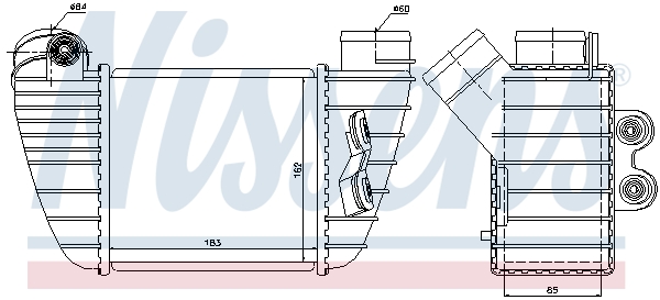 Intercooler - 96682 NISSENS