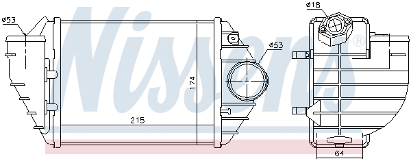 Intercooler - 96690 NISSENS