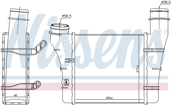Intercooler - 96707 NISSENS