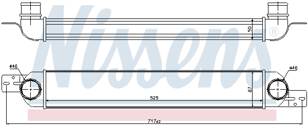 Intercooler - 96717 NISSENS