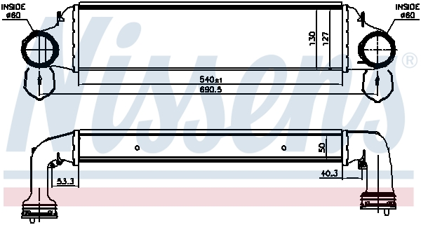 Intercooler - 96723 NISSENS