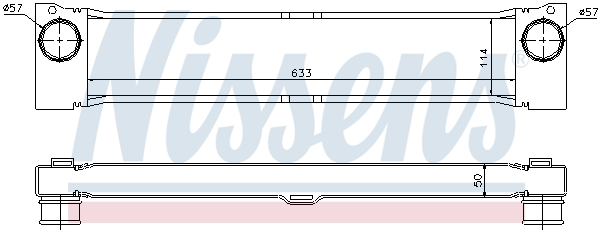 Intercooler - 96730 NISSENS