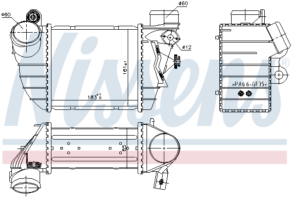 Intercooler - 96747 NISSENS