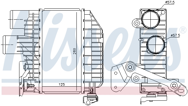 Intercooler - 96758 NISSENS