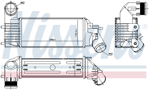 Intercooler - 96765 NISSENS