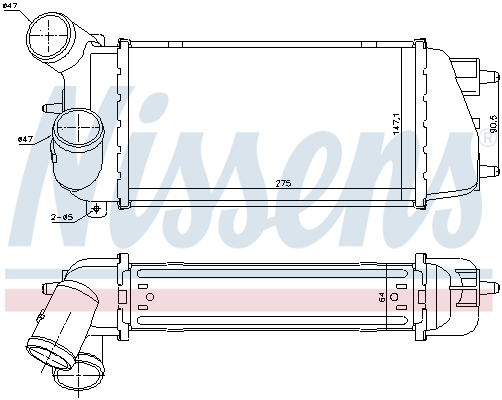 Intercooler - 96774 NISSENS
