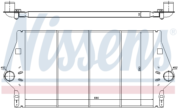 Intercooler - 96779 NISSENS