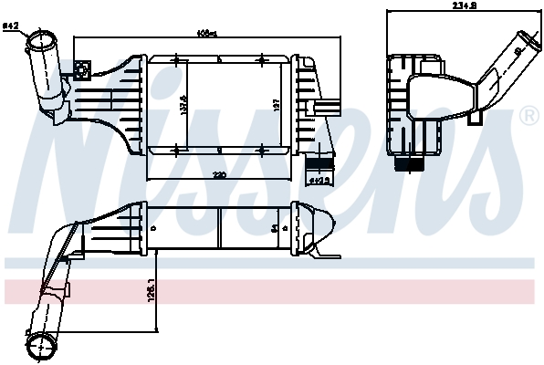 Intercooler - 96788 NISSENS