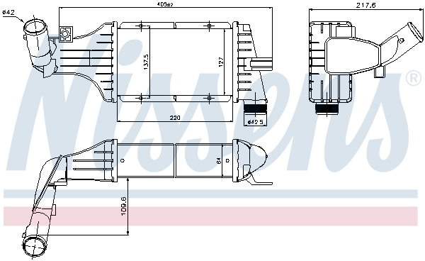 Интеркулер - 96789 NISSENS