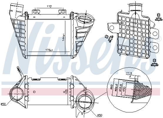 Intercooler - 96795 NISSENS