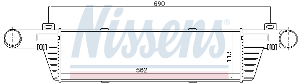 Intercooler - 96860 NISSENS