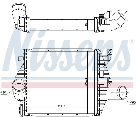 Intercooler - 96894 NISSENS