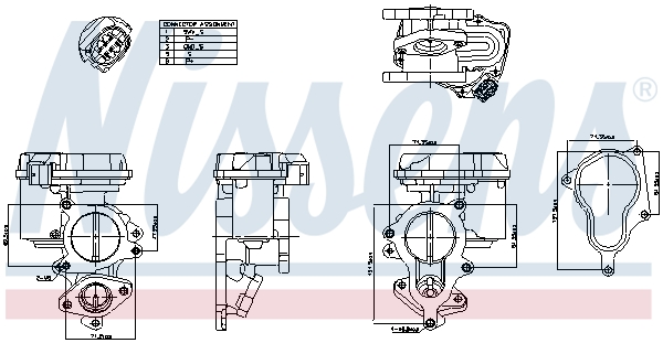 EGR Valve - 98156 NISSENS