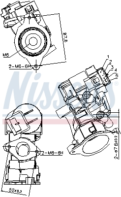 EGR Valve - 98181 NISSENS