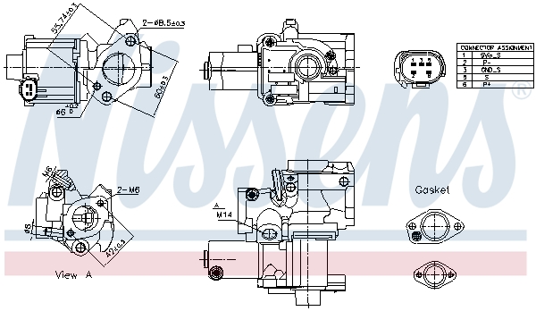 EGR Valve - 98199 NISSENS