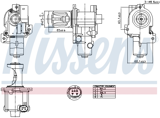 EGR Valve - 98216 NISSENS