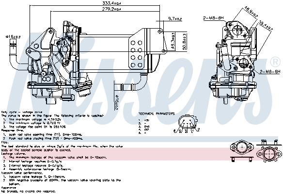 EGR Valve - 98230 NISSENS