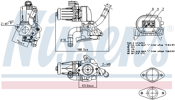EGR Valve - 98232 NISSENS