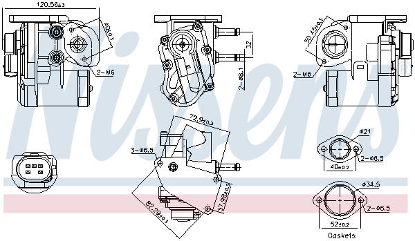 EGR Valve - 98236 NISSENS