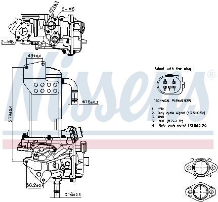 EGR Module - 98325 NISSENS