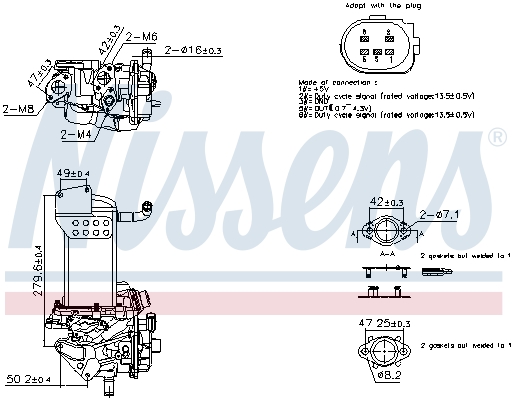 EGR Module - 98358 NISSENS