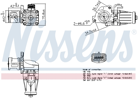 EGR Valve - 98376 NISSENS