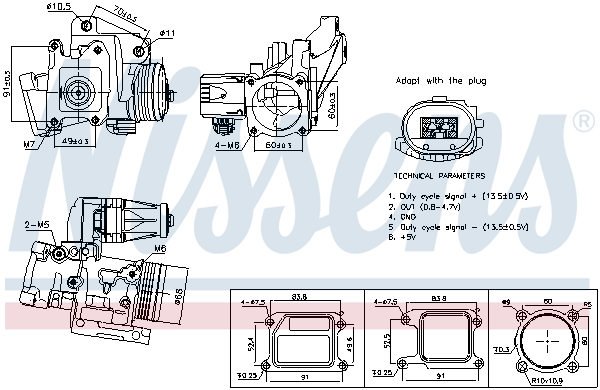 EGR Valve - 98387 NISSENS
