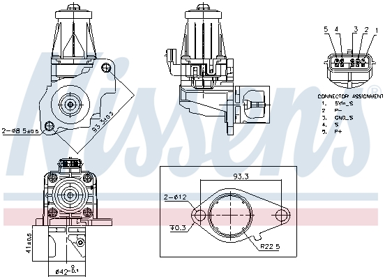 EGR Valve - 98405 NISSENS