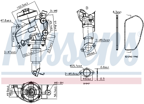 EGR Valve - 98415 NISSENS