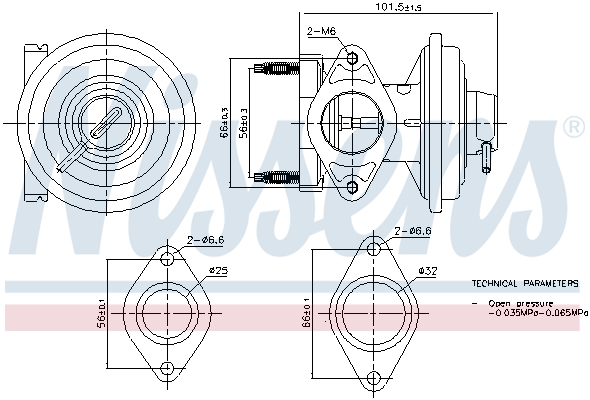 EGR Valve - 98444 NISSENS