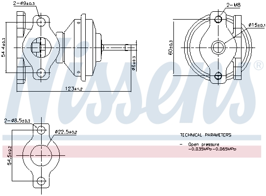 EGR Valve - 98471 NISSENS