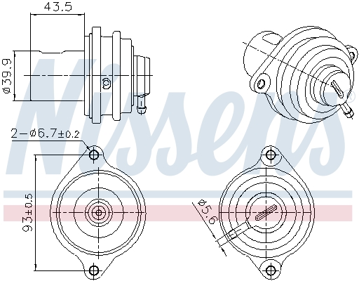 EGR Valve - 98472 NISSENS