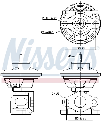 EGR Valve - 98479 NISSENS